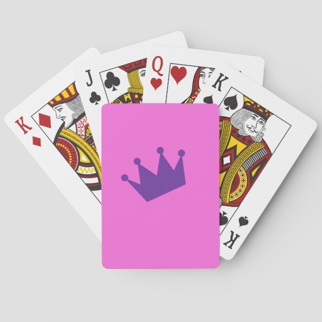 Cartes à jouer Reine d'anniversaire (dos)