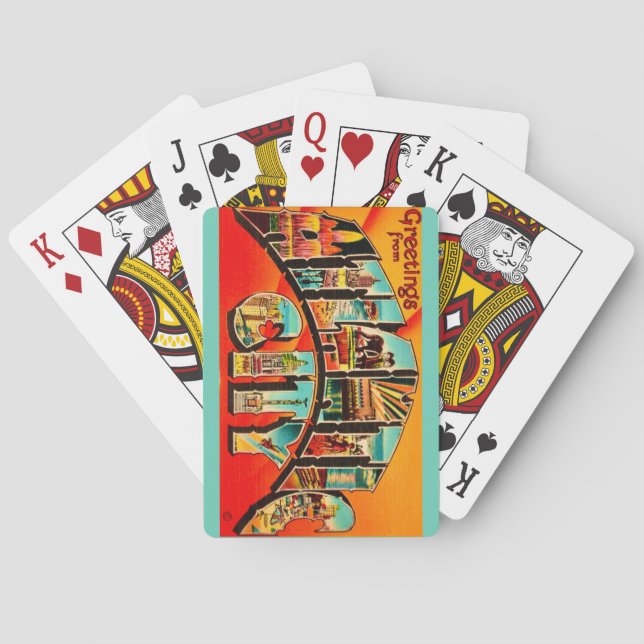 Cartes à jouer rétro Atlantic City NJ (dos)