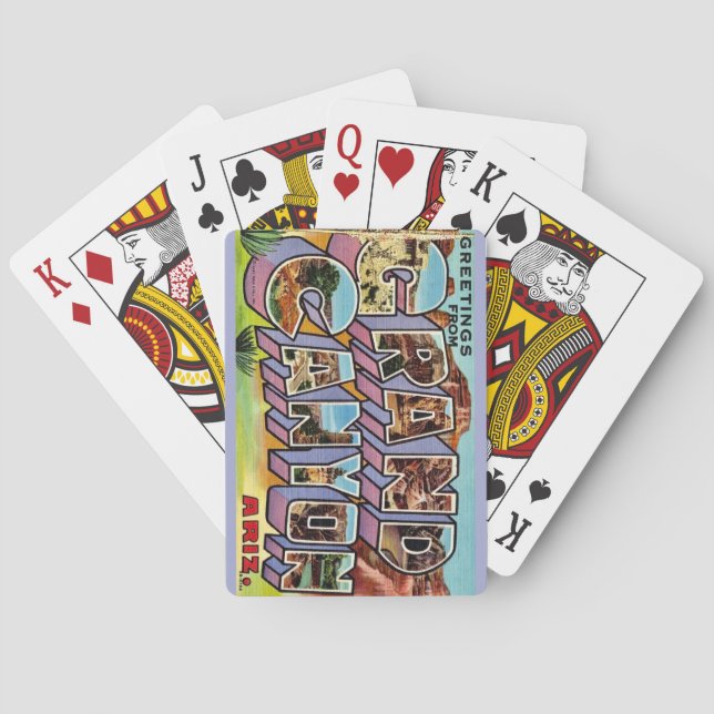Cartes à jouer Rétro Grand Canyon (dos)