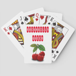 Cartes à jouer rétro Rockabilly Queen