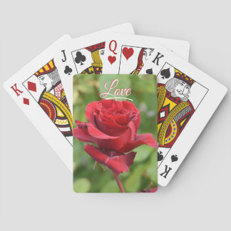 Cartes à jouer Rose