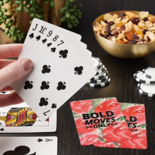 Cartes à jouer Rose Classique