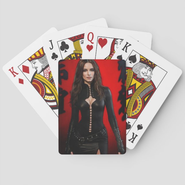 Cartes à jouer Rouge Noir (dos)