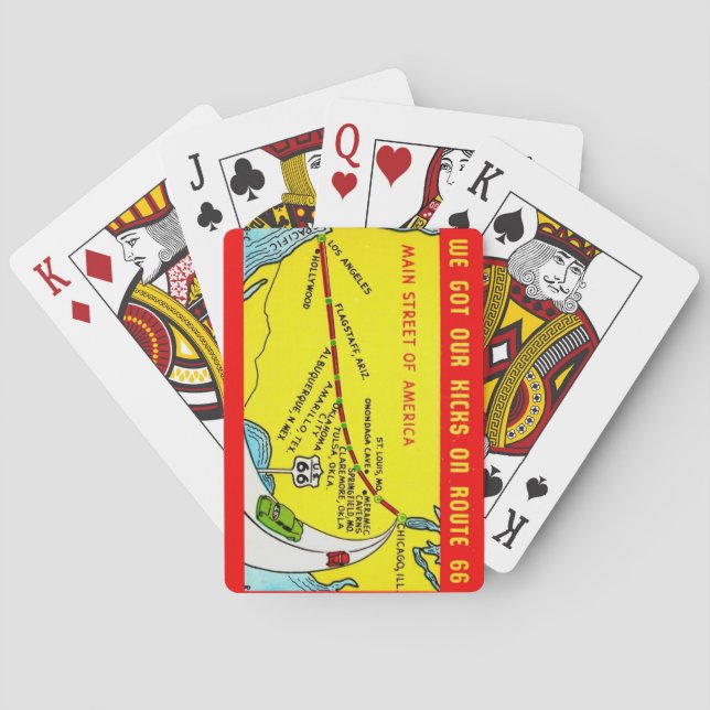 Cartes à jouer Route 66 - On s'éclate (dos)
