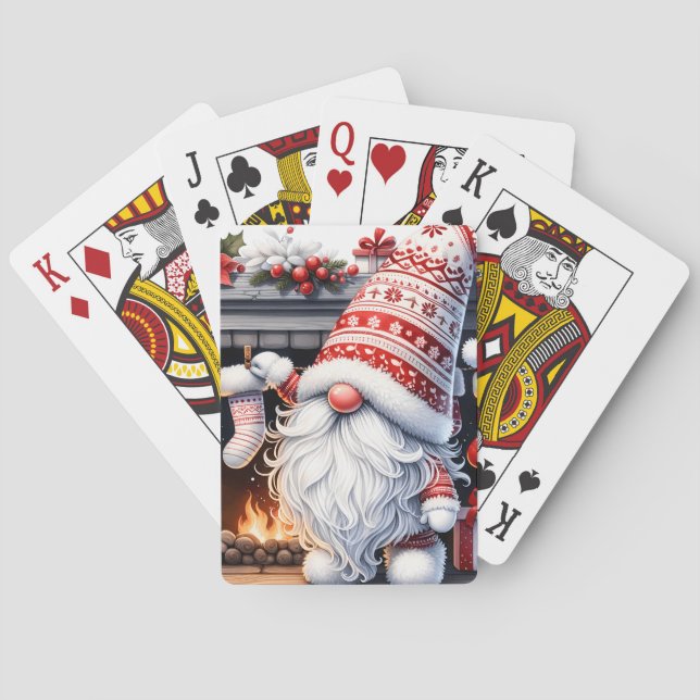 Cartes à jouer Santa Gnome (dos)