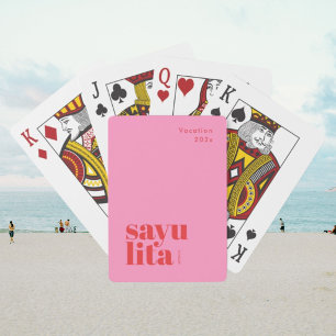 Cartes à jouer Sayulita Mexique élégantes