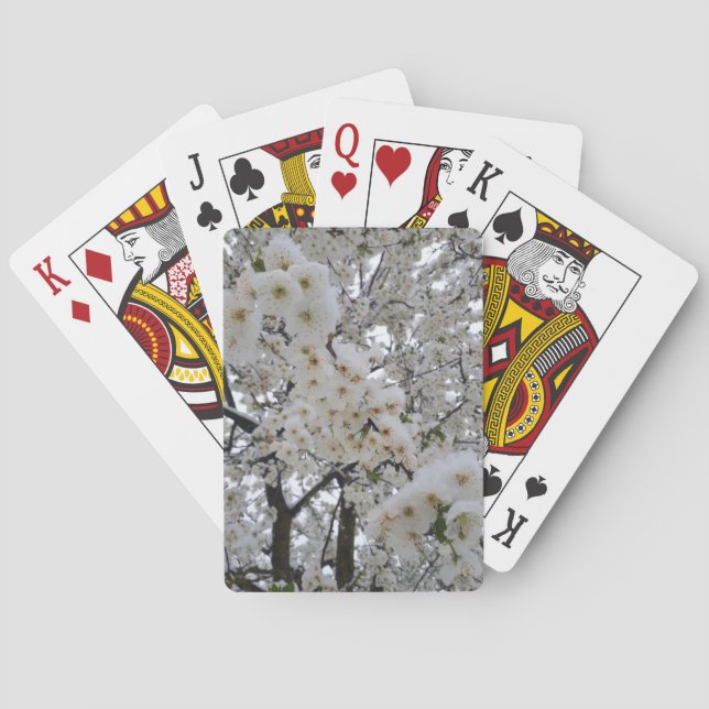 Cartes à jouer Snowy Blossom (dos)