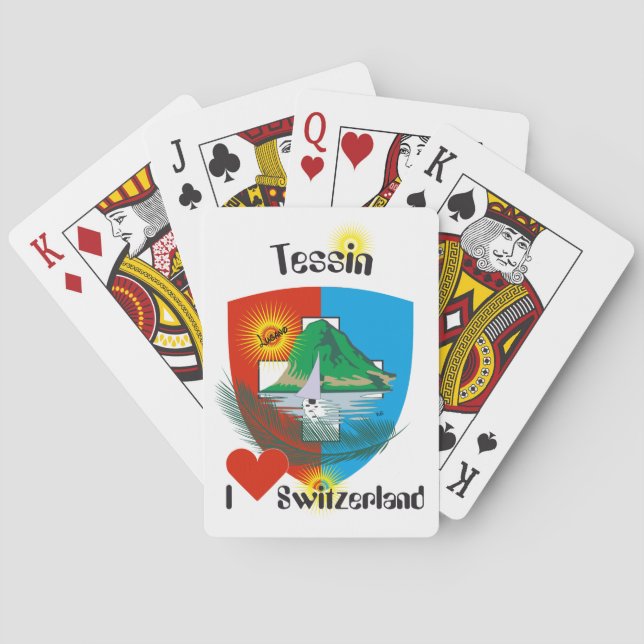 Cartes à jouer Tessin - Ticino - Suisse - Svizzera (dos)