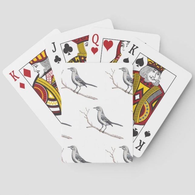 Cartes à jouer Texas Mockingbird (dos)