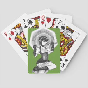 Cartes à jouer Travaillez Fort