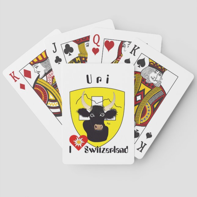 Cartes à jouer Uri Suisse Svizzera Schweiz (dos)