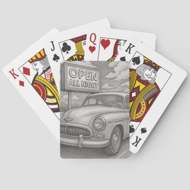 Cartes à jouer Vintage Cruiser (dos)