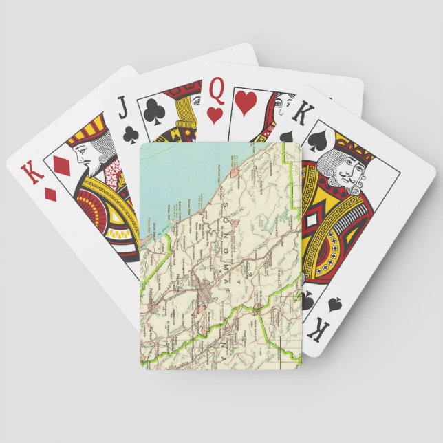 Cartes à jouer vintage de Sonoma CA (dos)