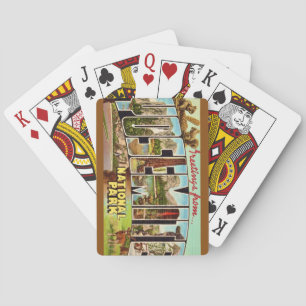Cartes à jouer vintage du Parc national de Yosemit