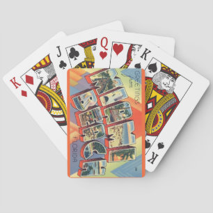 Cartes à jouer vintage Miami Beach Floride