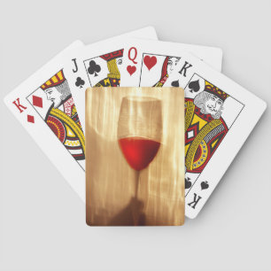 Cartes à jouer Wine, faces d'index standard.