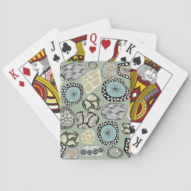 Cartes à jouer Zen Floral (dos)