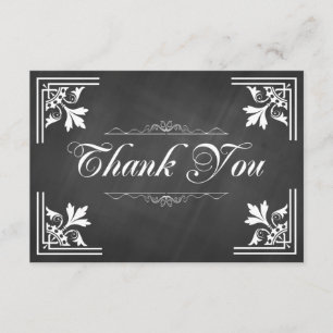 Cartes à la mode de Merci de tableau