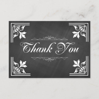 Cartes à la mode de Merci de tableau