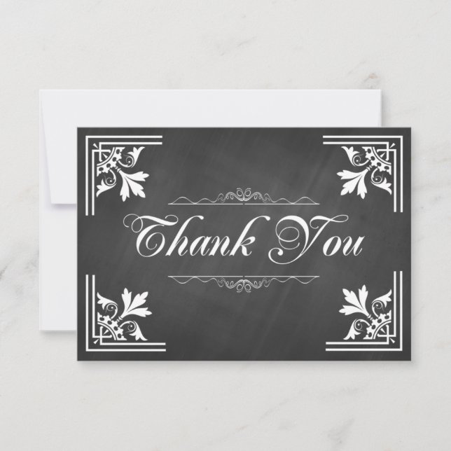 Cartes à la mode de Merci de tableau (Devant)