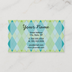 Cartes à motifs de losanges de profil de mod