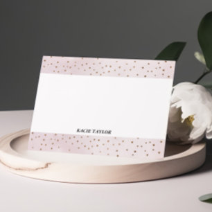 Cartes à notes personnalisées Little Stars Beige