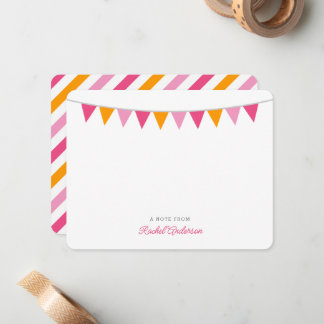 Cartes à notes plates pour Monogramme de Bung mode