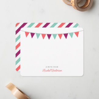 Cartes à notes plates pour Monogramme de Bung mode