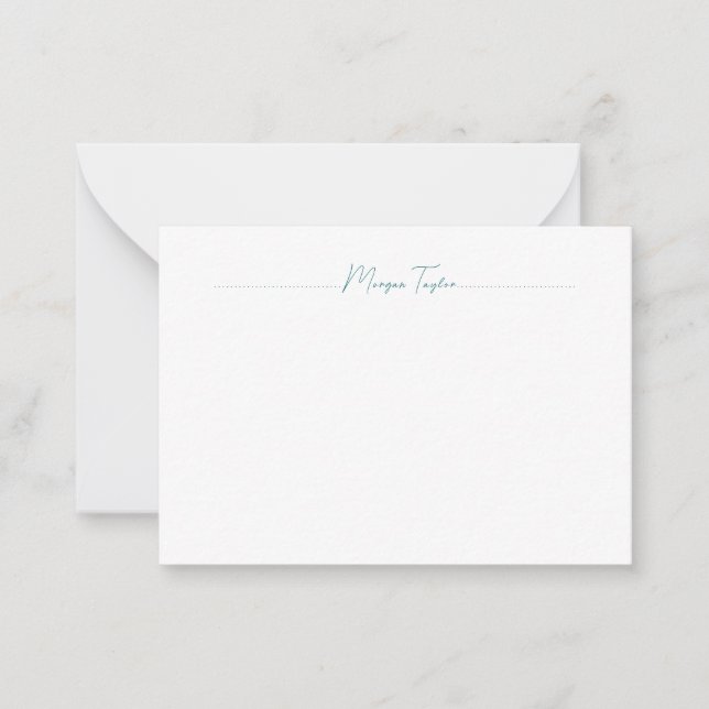 Cartes à notes simples et simples (Devant)