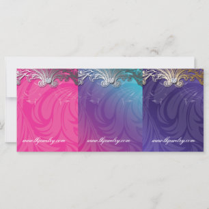 Cartes à oreilles pour bijoux Élégant défilement r