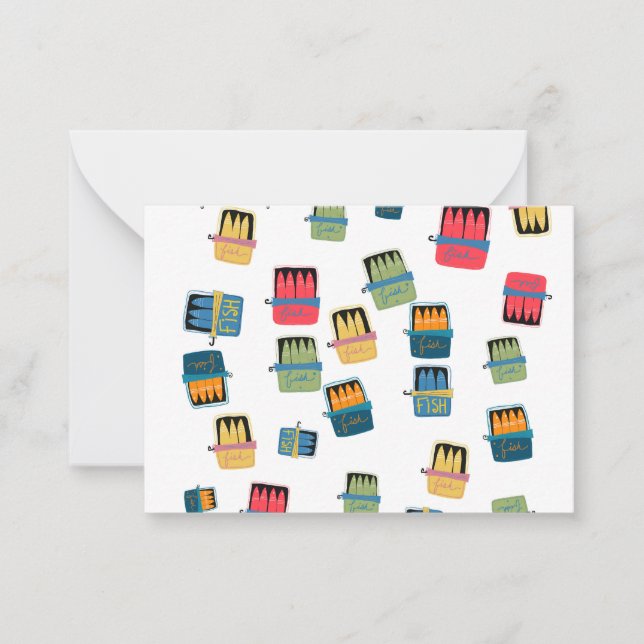 Cartes à poissons en étain (Devant)