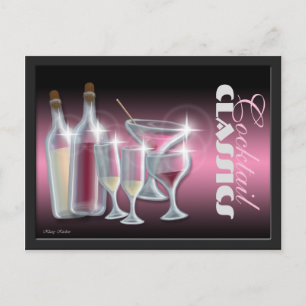 Cartes à recettes classiques Cocktail