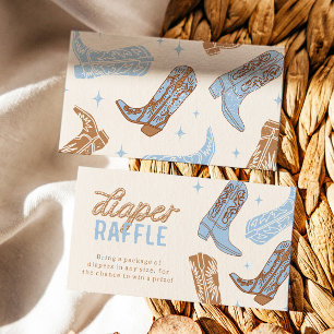 Cartes à roulettes Baby shower de cowboy