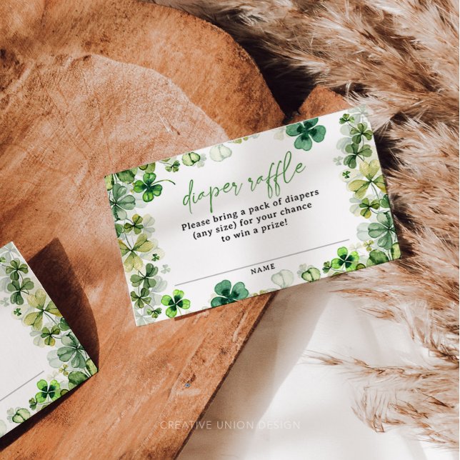 Cartes à roulettes de Baby shower Lucky Charm (Créateur téléchargé)