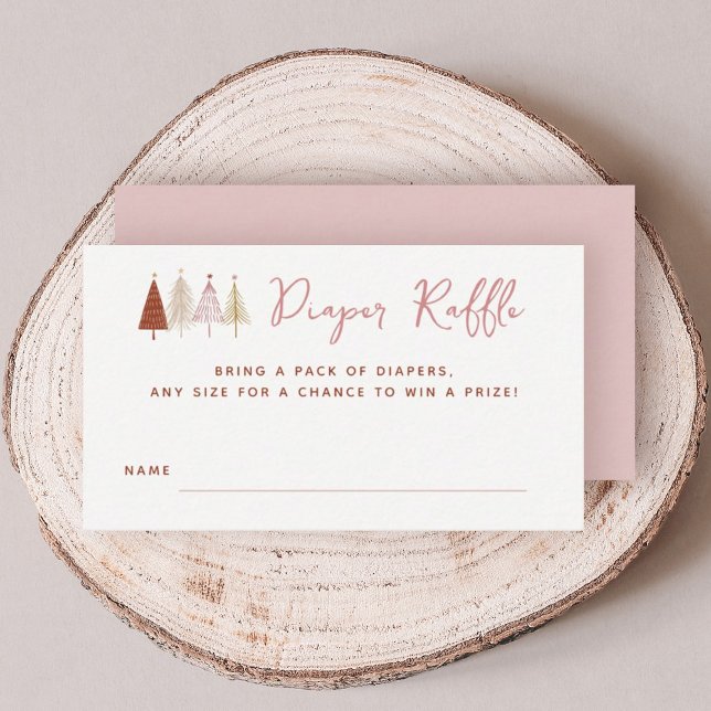 Cartes à roulettes pour Baby shower d'hiver Pink T (Créateur téléchargé)