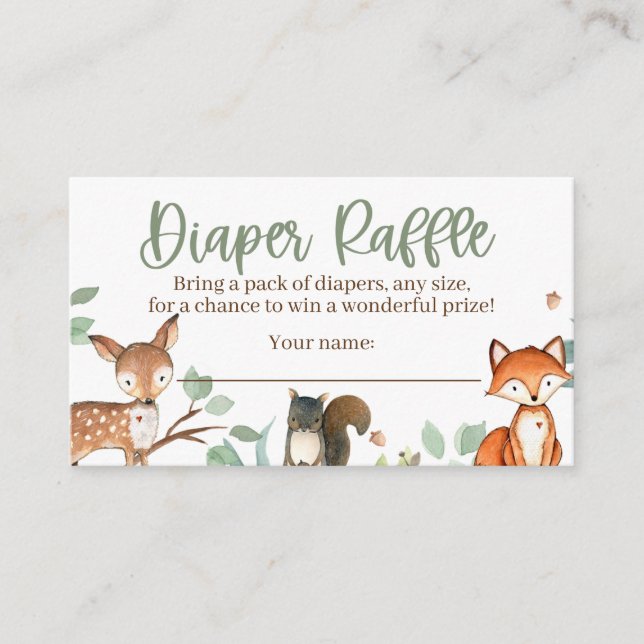 Cartes à rousseur de Baby shower pour animaux de b (Devant)
