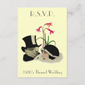 Cartes à thème Mariage R.S.V.P. des années 1920