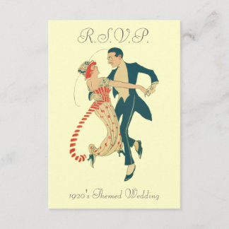 Cartes à thème Mariage R.S.V.P. des années 1920
