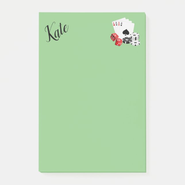 Cartes Ace Post-it (Devant)