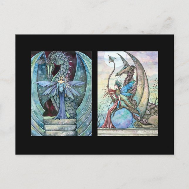 Cartes ACEO de Fairy Dragon par Molly Harrison (Devant)