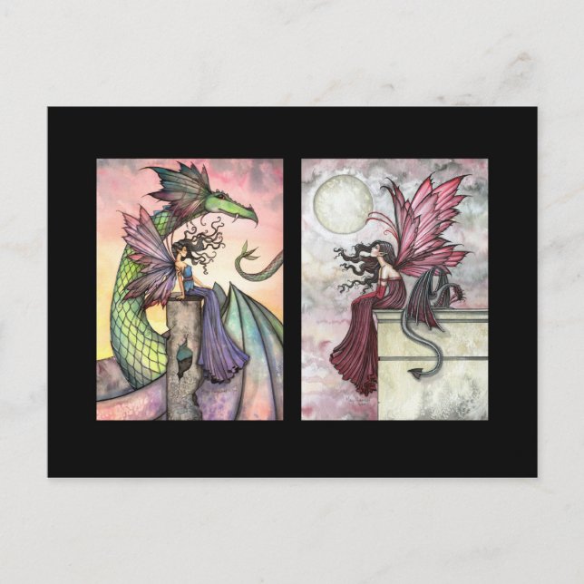 Cartes ACEO de Fairy Dragon par Molly Harrison (Devant)