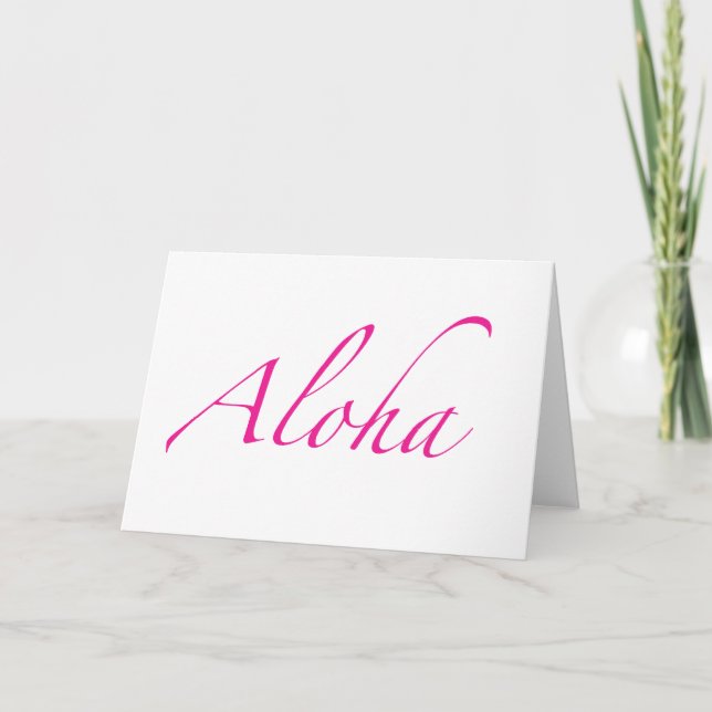 Cartes Aloha (Devant)