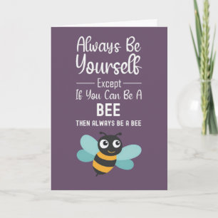 Cartes Amusantes pour Amoureux d'Abeilles Insectes