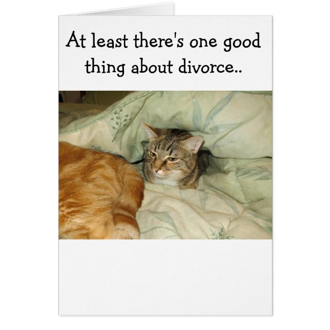 Cartes amusantes pour le divorce (Devant)