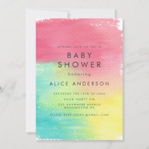 Cartes arrière - plans Rainbow Watercolor