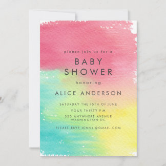 Cartes arrière - plans Rainbow Watercolor
