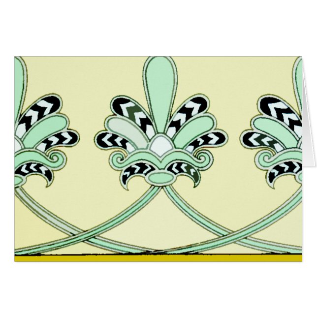 Cartes assyriennes décoratives de conception (Devant Horizontal)