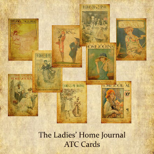 Cartes ATC Vintages du Journal des Dames