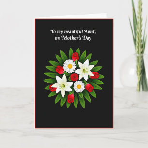 Cartes aux Bourgeons Floraux Écarlates