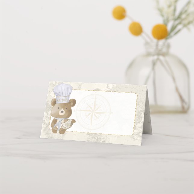 Cartes baby shower Buffet (Devant)